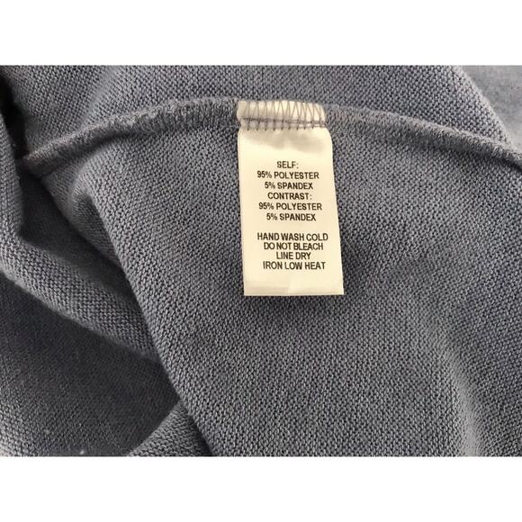 Lulus Sweater Dress Size M Blue Autumn Daze Cowl Neck Long Sleeve Soft Tunic - Picture 7 of 11